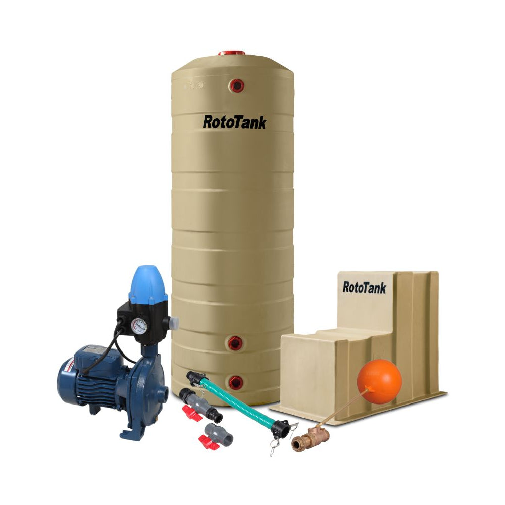 1000 Litre of continous water while municipal water is down - installation package pump and tank included-Installation package-wirewire-www.wirewire.co.za