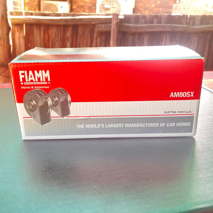 Fiamm 2 X Trumpet Horn - 2 Terminal with relay-wirewire-www.wirewire.co.za
